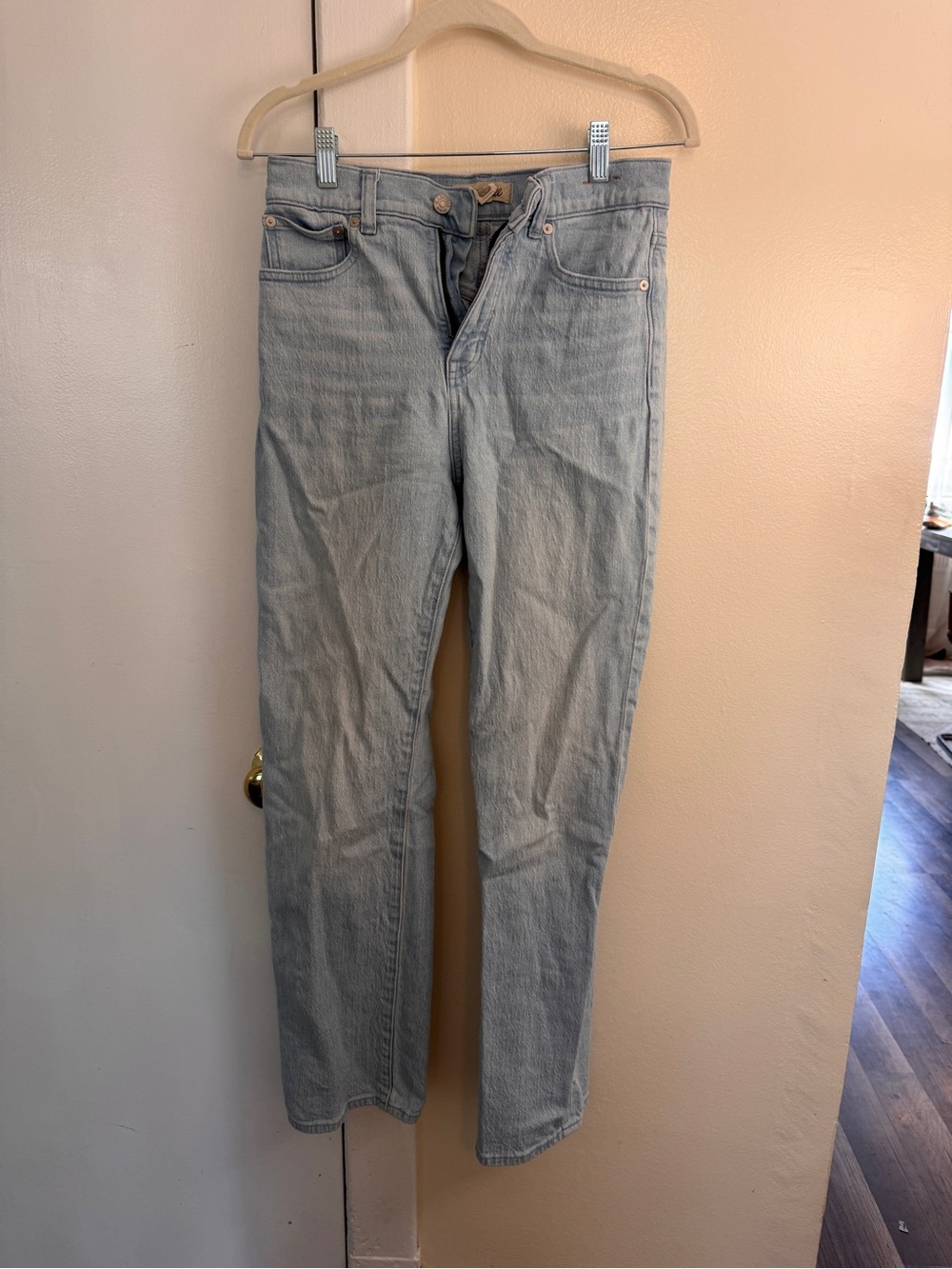 Madewell the '90s straight jean in ward wash - Picture 7 of 7